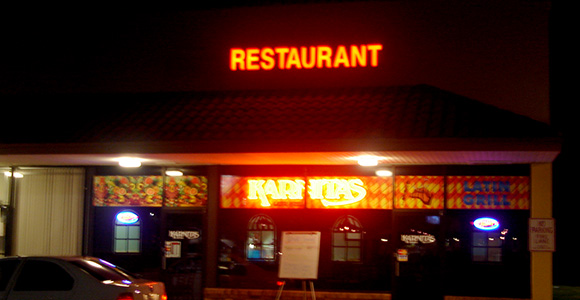 Exterior sign — Restaurant