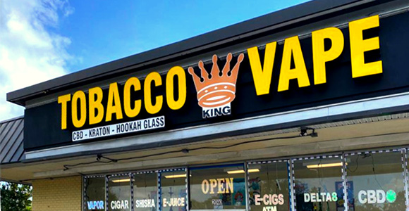 Exterior sign — Tobacco Vape